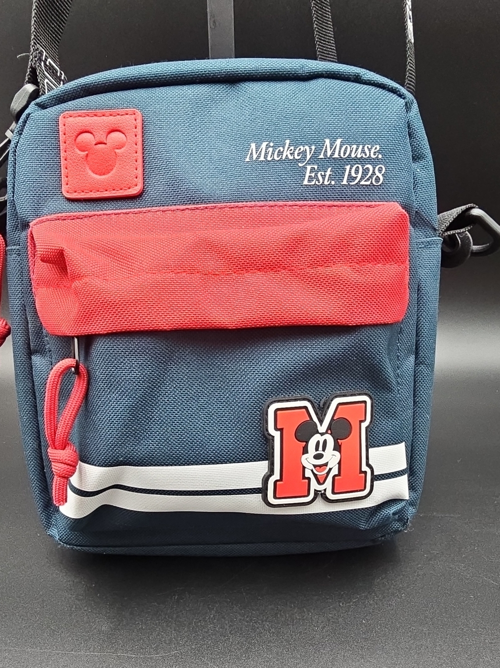 Disney Blue and Red Mickey Crossbody Bag